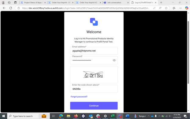 Profill portal login